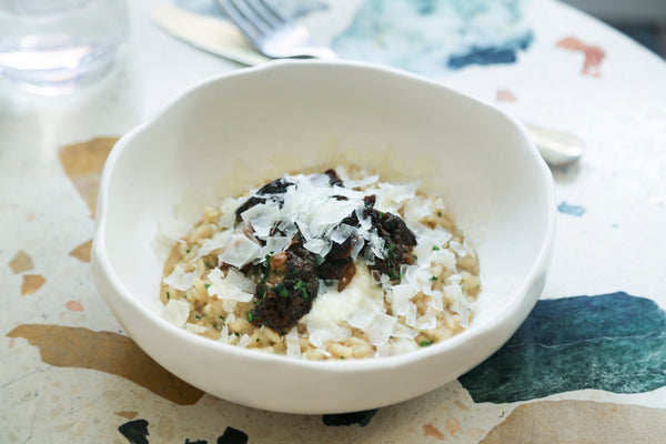 Spring Morel Mushroom Risotto