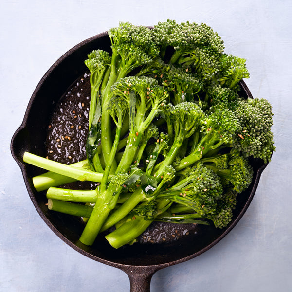 Roasted Local Broccolini with Miso Butter