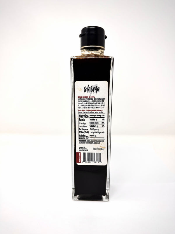 Shima Saishikomi 3-year Aged Double-Fermented Shoyu - 300ml