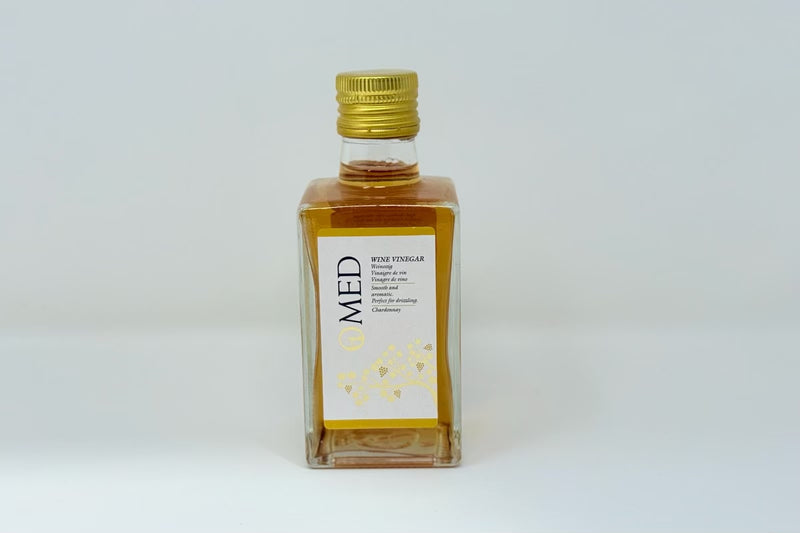 Bottle of O-Med Chardonnay Wine Vinegar
