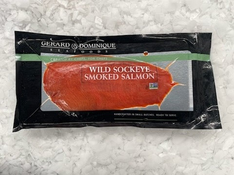 Cold-Smoked Sliced Wild Sockeye Salmon - 1lb