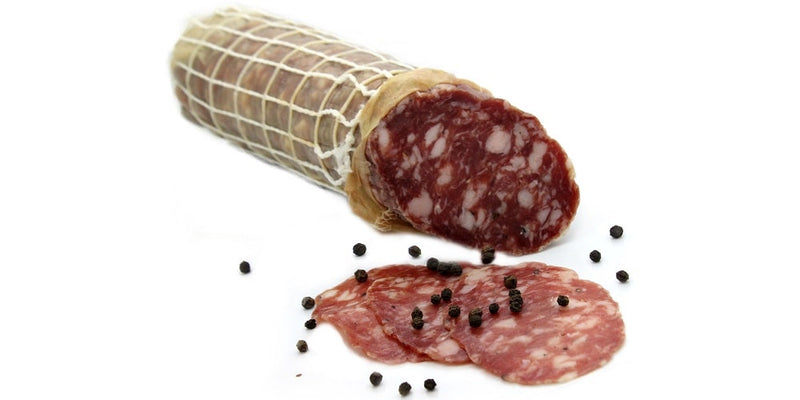 sopressata with peppercorn