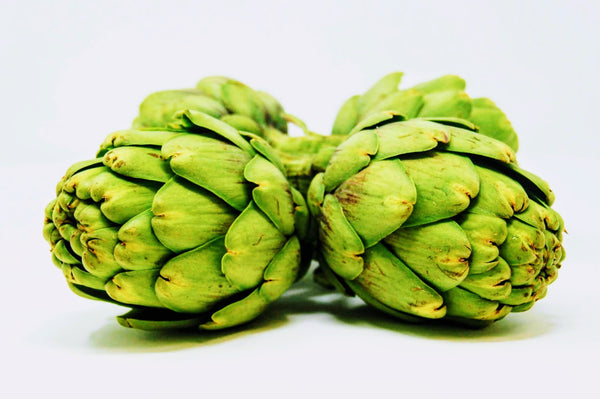 artichoke leaves up close