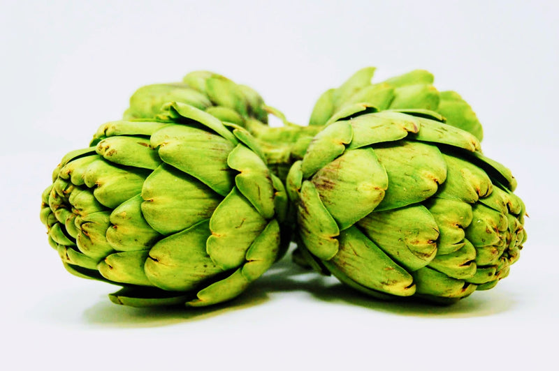 artichoke leaves up close