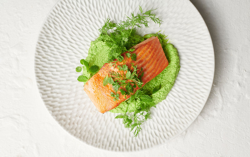 big glory bay salmon on a plate