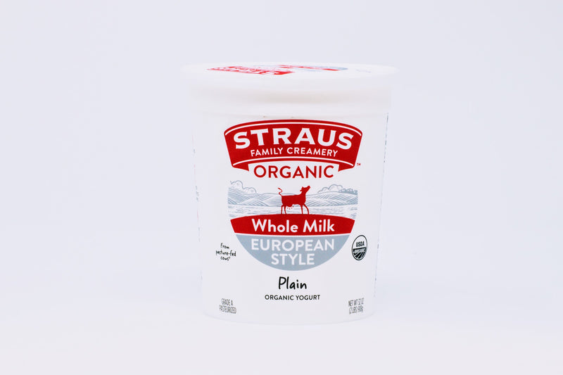 Straus European Whole Milk Yogurt Organic