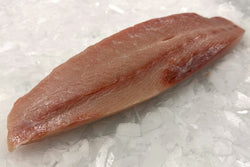 japanese hamachi fillet on ice