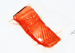 frozen hot smoked wild king salmon