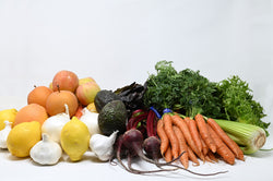 large winter produce box assorted fruits and vegetables large