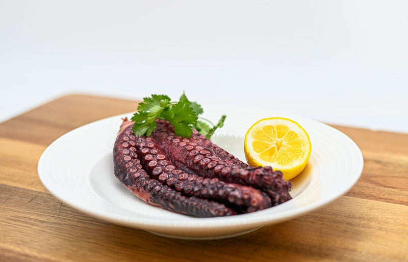 cooked octopus tentacles