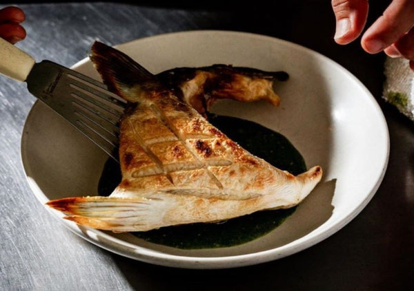 hamachi collars in a bowl