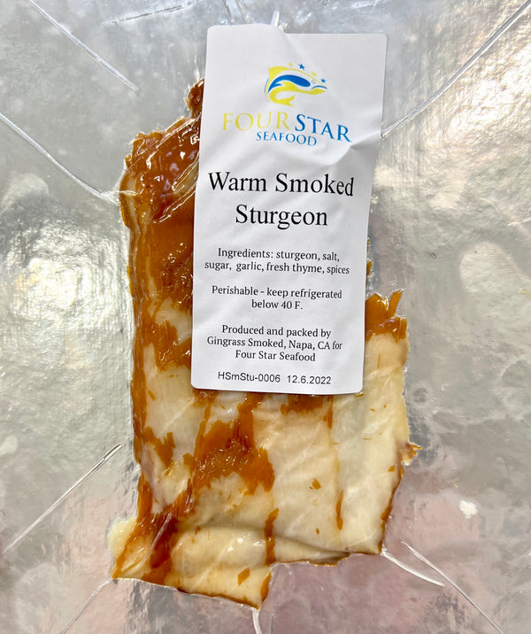 Warm Smoked Sturgeon - 1 package