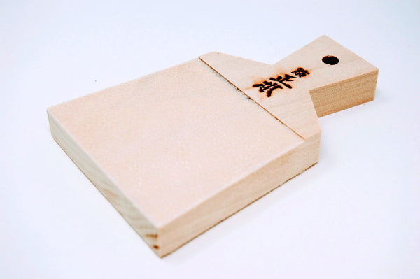 wooden wasabi grater with shark skin kanetsune